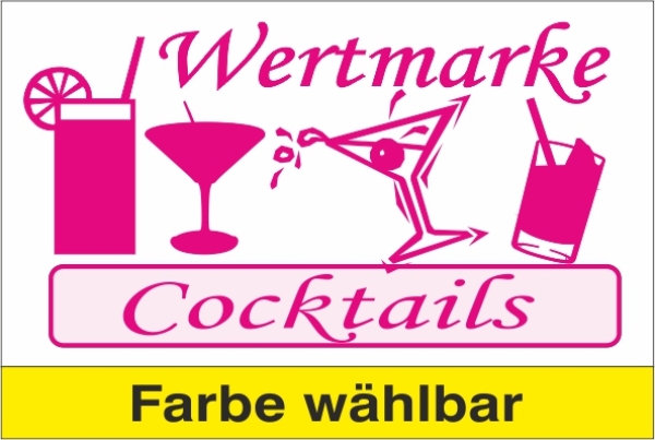 1000 Wertmarken "Cocktails"